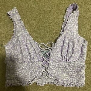 light purple tank top